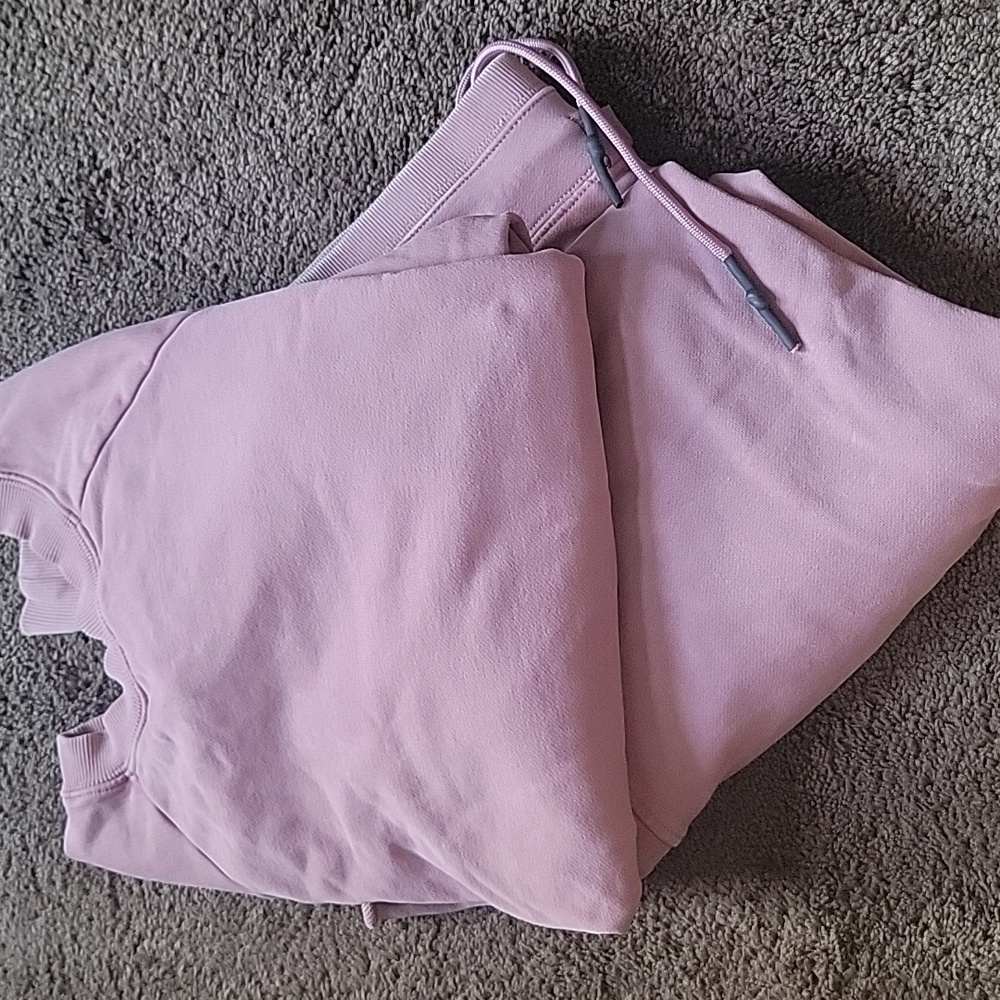 JoyLab Pink Mauve Dusty Rose Sweatshirt & Hoodie Set